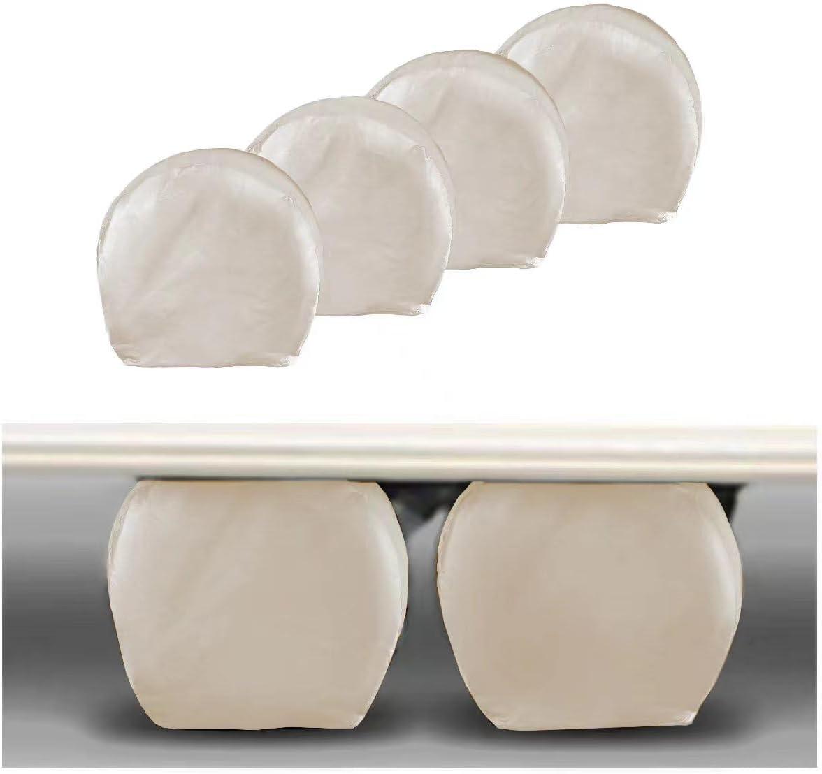 imageMORNYRAY Tire Covers 4 PackWaterproof AntiUV Snow Sun Rain Tire Covers for RVTruck SUV Trailer CamperFit 2729 Inch Tire Diameters