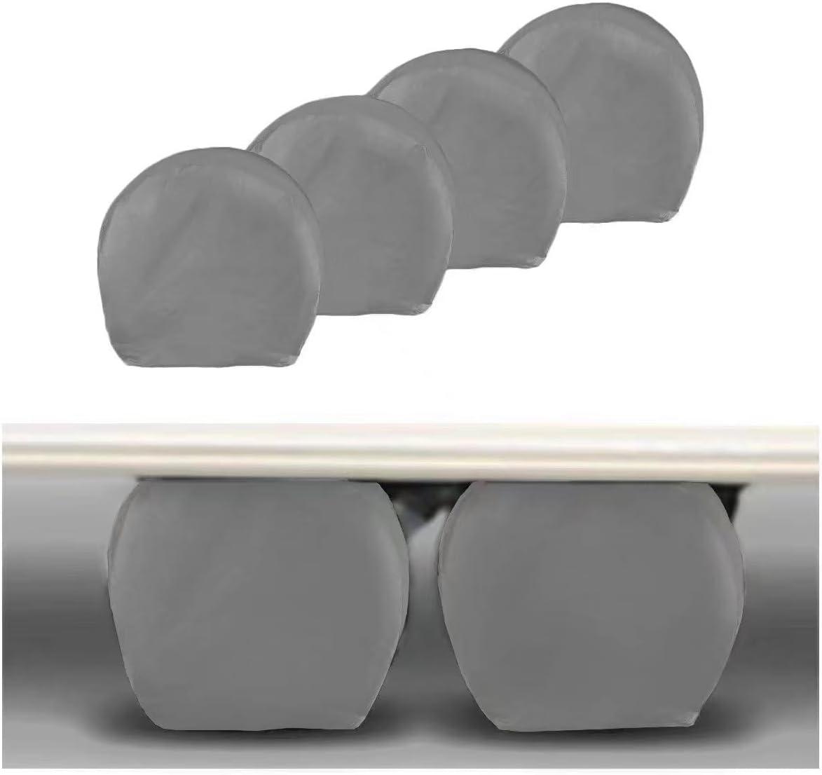 imageMORNYRAY Tire Covers 4 PackWaterproof AntiUV Snow Sun Rain Tire Covers for RVTruck SUV Trailer CamperFit 4042 Inch Tire Diameters