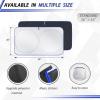 imageMORNYRAY Car Windshield Sun ShadeReflector Sunshade Offers Ultimate Protection for Car InteriorCool Reflective Sun BlockerFoldable Car Interior Accessories Black Medium Plus64 x 34 inchesBlack