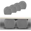 imageMORNYRAY Tire Covers 4 PackWaterproof AntiUV Snow Sun Rain Tire Covers for RVTruck SUV Trailer CamperFit 2729 Inch Tire Diameters
