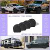imageMORNYRAY Tire Covers 4 PackWaterproof AntiUV Snow Sun Rain Tire Covers for RVTruck SUV Trailer CamperFit 3639 Inch Tire Diameters