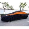 imageMORNYRAY Waterproof Car Cover All Weather Snowproof UV Protection Windproof Outdoor Full car Cover Universal Fit for Sedan Fit Sedan Length 194206 inch BlueOrange