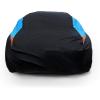 imageMORNYRAY Waterproof Car Cover All Weather Snowproof UV Protection Windproof Outdoor Full car Cover Universal Fit for Sedan Fit Sedan Length 194206 inch BlueBlue