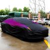 imageMORNYRAY Waterproof Car Cover All Weather Snowproof UV Protection Windproof Outdoor Full car Cover Universal Fit for Sedan Fit Sedan Length 194206 inch BluePurple