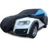 imageMORNYRAY Waterproof Car Cover All Weather Snowproof UV Protection Windproof Outdoor Full car Cover Universal Fit for Sedan Fit Sedan Length 194206 inch BlueBlue