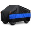 imageMORNYRAY ATV Cover Waterproof Heavy Duty Universal Quad Cover Outdoor Storage Cover 4 Wheeler UV Protection for Polaris Yamaha Honda Suzuki Kawasaki Black A1787L x 374W x 417HBlack