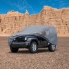 image:imageMORNYRAY Car Cover Compatible with Jeep Wrangler 2 Door Waterproof All Weather for Automobiles Outdoor Full Cover Rain Sun UV Protection with Zipper CottonGrey Custom Fit Jeep Wrangler 2 Door
